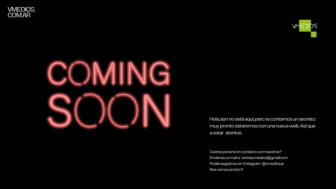 VMEDIOS Coming Soon